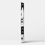 Coques Case-Mate iPhone Bandes audio rétro, motif à l'ancienne. (Verso / Gauche)