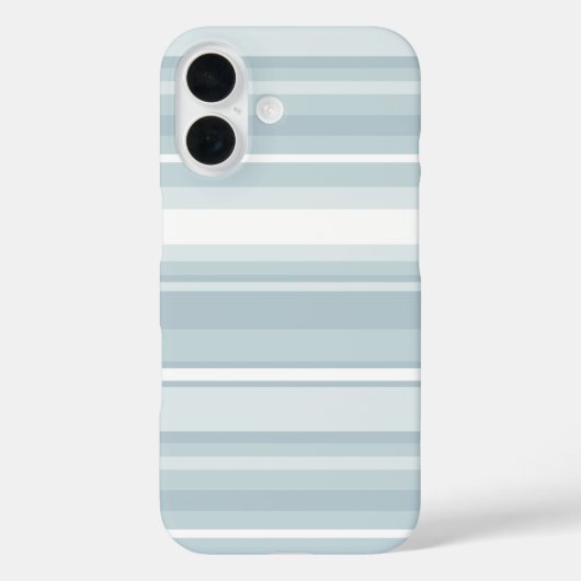 Coques Case-Mate iPhone Bandes bleu glace (Verso)