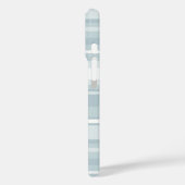 Coques Case-Mate iPhone Bandes bleu glace (Verso / Gauche)