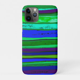 Case-Mate iPhone Case Bandes bleues et vertes