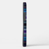 Coques Case-Mate iPhone Bandes bleues motif Coque-coque iphone Mate (Verso / Droite)