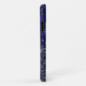 Coques Case-Mate iPhone Bandes bleues peler vos couleurs (Dos/Droite)