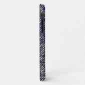 Coques Case-Mate iPhone Bandes bleues peler vos couleurs (Dos/Gauche)