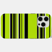 Coques Case-Mate iPhone Bandes complexes - Vert citron (Verso (horizontal))