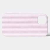 Coques Case-Mate iPhone Bandes d'aquarelle rose Arrière - plan (Verso (horizontal))