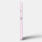 Coques Case-Mate iPhone Bandes d'aquarelle rose Arrière - plan (Verso / Gauche)