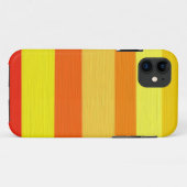 Coques Case-Mate iPhone Bandes d'automne chaudes (Dos (Horizontal))