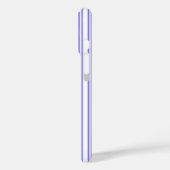 Coques Case-Mate iPhone Bandes de bonbons bleu et blanc (Verso / Gauche)