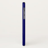 Coques Case-Mate iPhone Bandes de bonbons bleu et blanc marine (Dos/Gauche)