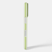 Coques Case-Mate iPhone Bandes de bonbons d'olive et blanc (Verso / Droite)