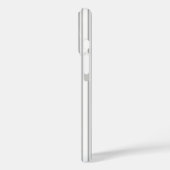 Coques Case-Mate iPhone Bandes de bonbons grises et blanches Coque-Mate co (Verso / Gauche)