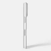 Coques Case-Mate iPhone Bandes de bonbons grises et blanches Coque-Mate co (Verso / Droite)