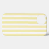 Coques Case-Mate iPhone Bandes de bonbons jaune et blanc Coque-Mate iPhone (Verso (horizontal))