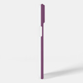 Coques Case-Mate iPhone Bandes de bonbons mauves et blanches (Verso / Droite)