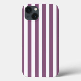 Case-Mate iPhone Case Bandes de bonbons mauves et blanches Coque-Mate iP