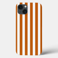 Bandes de bonbons orange et blanc brûlées Coque-Ma