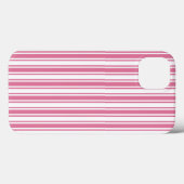Coques Case-Mate iPhone Bandes de bonbons rose et blanc Coque-coque iphone (Verso (horizontal))