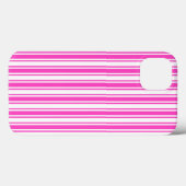 Coques Case-Mate iPhone Bandes de bonbons rose et blanc Coque-Mate iPhone (Verso (horizontal))