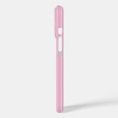 Coques Case-Mate iPhone Bandes de bonbons rose pâle (Verso / Gauche)