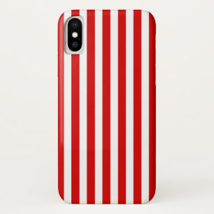 Case-Mate iPhone Case Bandes de bonbons rouges et blancs