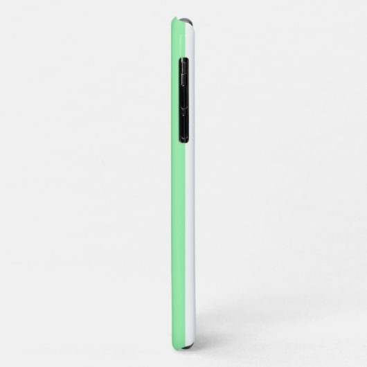 Coques Case-Mate iPhone Bandes de bonbons vert clair (Dos/Gauche)