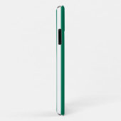 Coques Case-Mate iPhone Bandes de bonbons vert et blanc (Dos/Droite)