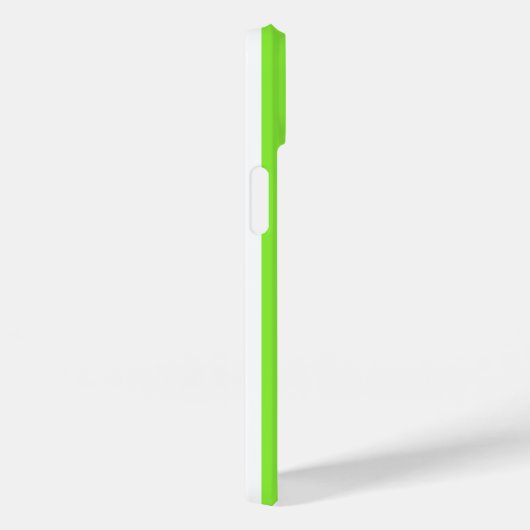 Coques Case-Mate iPhone Bandes de bonbons vert et blanc de chaux (Verso / Droite)