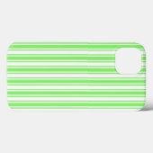 Coques Case-Mate iPhone Bandes de bonbons vert et blanc de chaux Coque-Mat (Verso (horizontal))