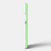 Coques Case-Mate iPhone Bandes de bonbons vert et blanc de chaux Coque-Mat (Verso / Gauche)