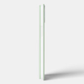 Coques Case-Mate iPhone Bandes de bonbons vert pâle et blanc Coque-Mate iP (Verso / Droite)
