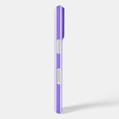 Coques Case-Mate iPhone Bandes de bonbons violettes et blanches (Verso / Droite)