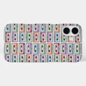 Coques Case-Mate iPhone Bandes de cassettes Retro Pastel Motif (Verso (horizontal))