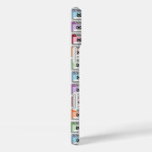 Coques Case-Mate iPhone Bandes de cassettes Retro Pastel Motif (Verso / Droite)