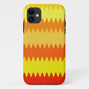 Coque Case-Mate Pour iPhone Bandes de chevrons aux couleurs chaudes