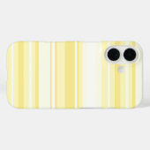 Coques Case-Mate iPhone Bandes de citron (Verso (horizontal))