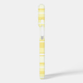 Coques Case-Mate iPhone Bandes de citron (Verso / Gauche)