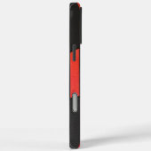 Coques Case-Mate iPhone Bandes de coucher de soleil abstrait avec des form (Verso / Droite)