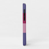 Coques Case-Mate iPhone Bandes de couleurs violettes (Dos/Gauche)