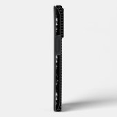 Coques Case-Mate iPhone Bandes de crâne noir et blanc (Verso / Droite)