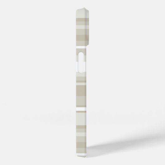 Coques Case-Mate iPhone Bandes de grès monogramme (Verso / Droite)