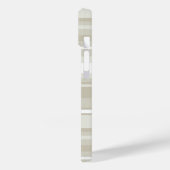 Coques Case-Mate iPhone Bandes de grès monogramme (Verso / Gauche)