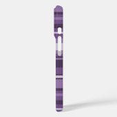 Coques Case-Mate iPhone Bandes de lavande (Verso / Gauche)