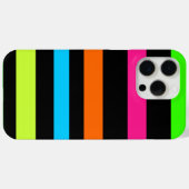 Coques Case-Mate iPhone Bandes de néon (Verso (horizontal))