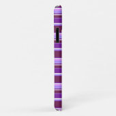 Coques Case-Mate iPhone Bandes de nuances de violet (Dos/Droite)