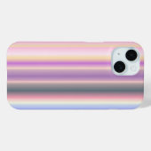 Coques Case-Mate iPhone Bandes de pastel arc-en-ciel - Motif (Verso (horizontal))