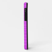 Coques Case-Mate iPhone Bandes de peinture rose (Dos/Gauche)