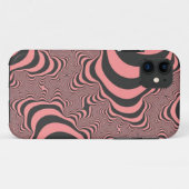 Coques Case-Mate iPhone Bandes de zèbre rose pâle (Dos (Horizontal))