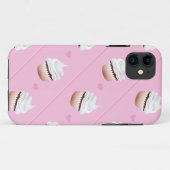 Coques Case-Mate iPhone bandes diagonales cupcake (Dos (Horizontal))