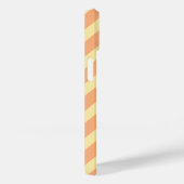Coques Case-Mate iPhone Bandes diagonales jaunes pastel (Verso / Droite)