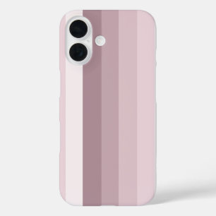 Coques iPhone 16 Bandes d'ombre à quartz rose